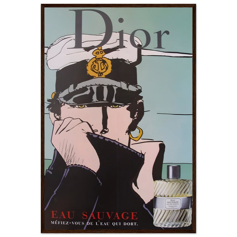 Dior Eau Sauvage Captain Vintage Poster