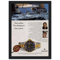 Rolex Yacht Submariner Vintage Poster Ad