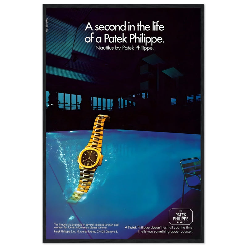Patek Philippe A Second In the Life Vintage Poster