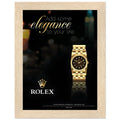 Rolex Elegance Vintage Poster Ad