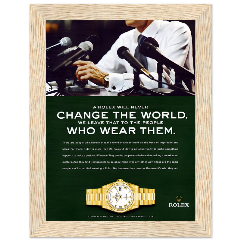 Rolex Day-Date Vintage Poster Ad
