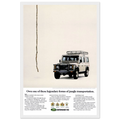 Land Rover Defender Vintage Poster