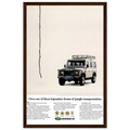 Land Rover Defender Vintage Poster