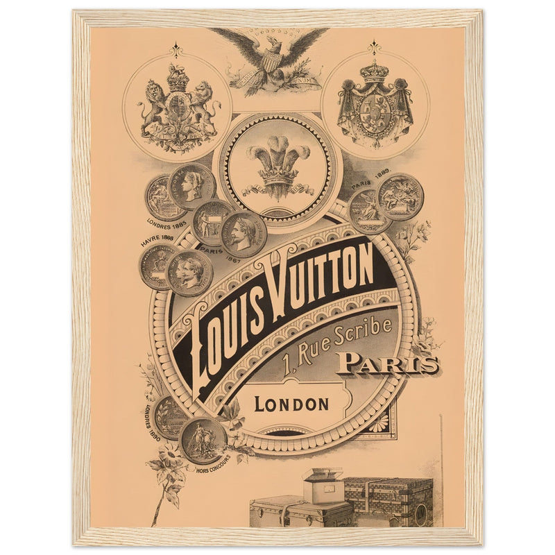 Louis Vuitton London Paris Vintage Poster Ad