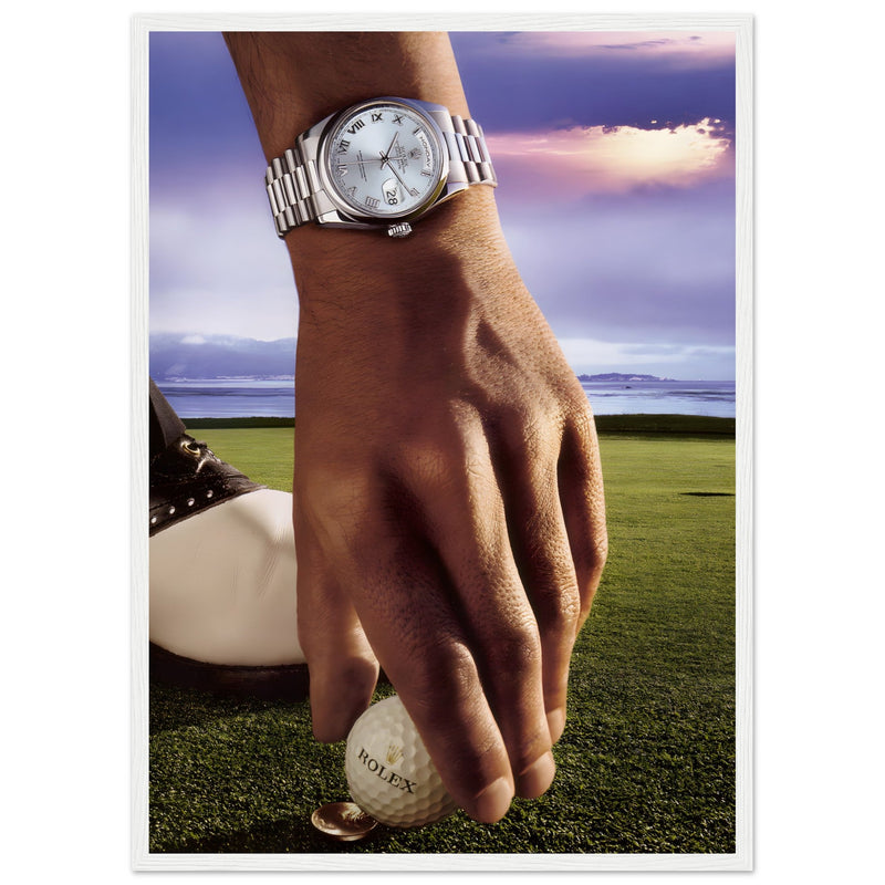 Rolex Day-Date Golfing Vintage Poster