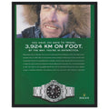 Rolex Explorer Vintage Poster Ad