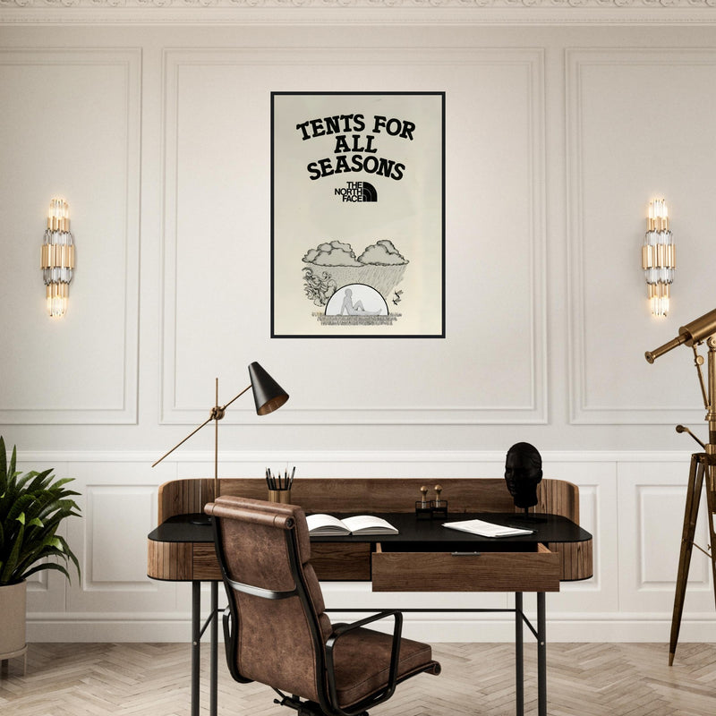 The North Face All Season Vintage Poster