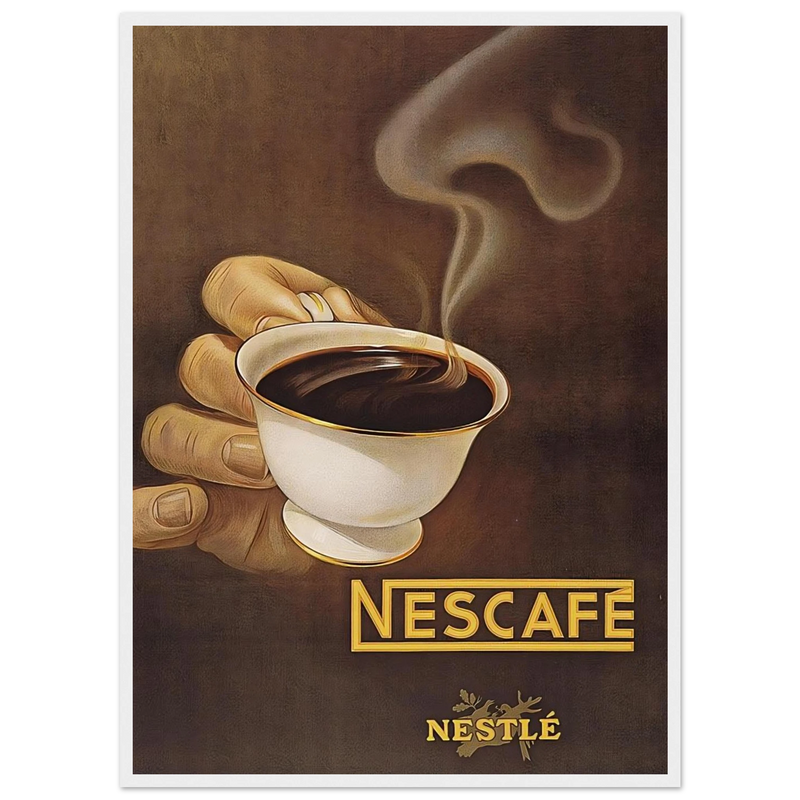 Nestle Nescafe Vintage Poster