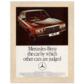 Mercedes Benz Vintage Poster Ad