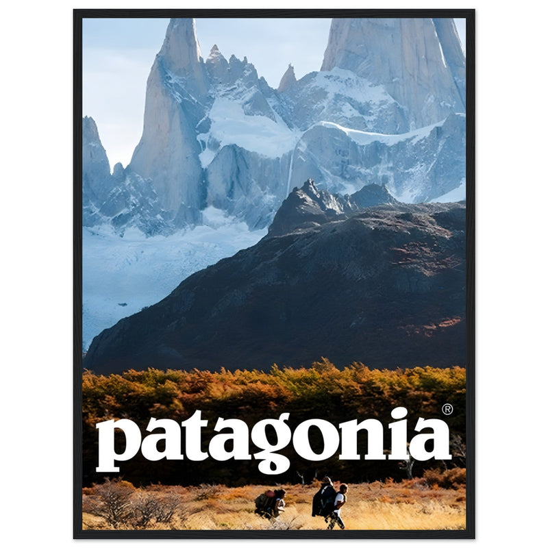 Patagonia Hikers Vintage Poster Ad