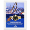 Rolex Submariner Offshore Champions Vintage Poster Ad
