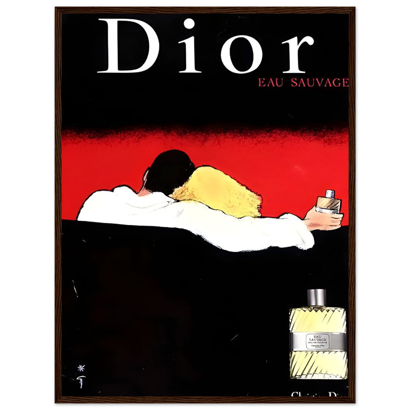 Dior Eau Sauvage Vintage Poster Ad
