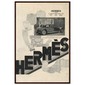 Hermes Fashion Vintage Poster Ad