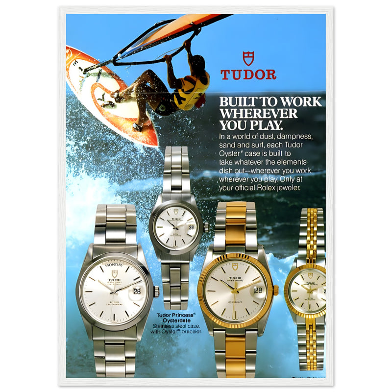 Tudor Vintage Poster Ad