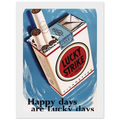 Lucky Strike Vintage Poster - Happy Days