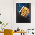 Omega Gold Vintage Poster Ad