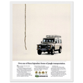 Land Rover Defender Vintage Poster