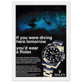 Rolex Oyster Perpetual Vintage Poster - Premium Matte