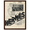 Hermes Fashion Vintage Poster Ad