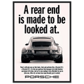 Porsche 911 Vintage Poster - Rear End