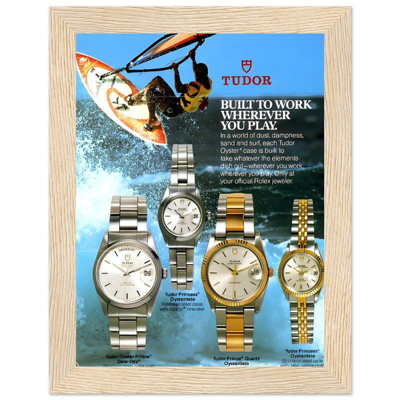 Tudor Vintage Poster Ad