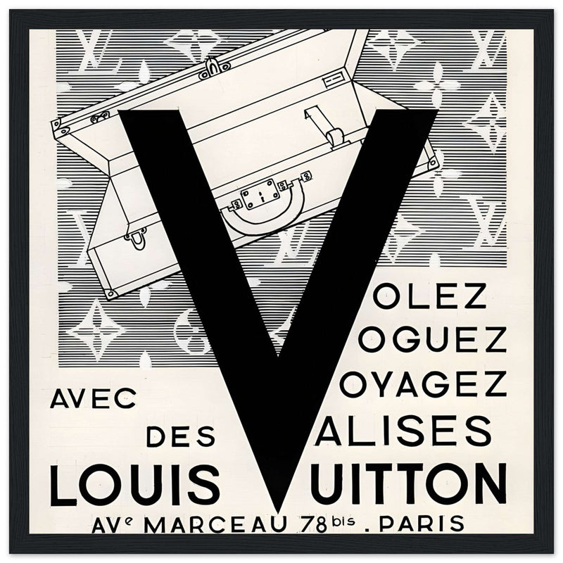 Louis Vuitton Nice, Paris Vintage Poster Ad