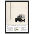 Land Rover Defender Vintage Poster