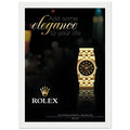 Rolex Elegance Vintage Poster Ad