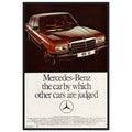 Mercedes Benz Vintage Poster Ad