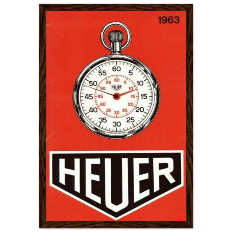 Heuer 1963 Vintage Poster Ad