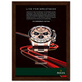 Rolex Live For Greatness Vintage Poster Ad