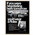 Rolex Datejust Geneva Vintage Poster Ad