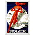 Rolex Clock Vintage Poster Ad