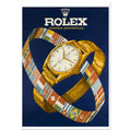 Rolex Advertising Golden Age Oyster Perpetual Vintage Poster