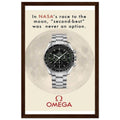 Omega Race to the Moon Vintage Poster Ad