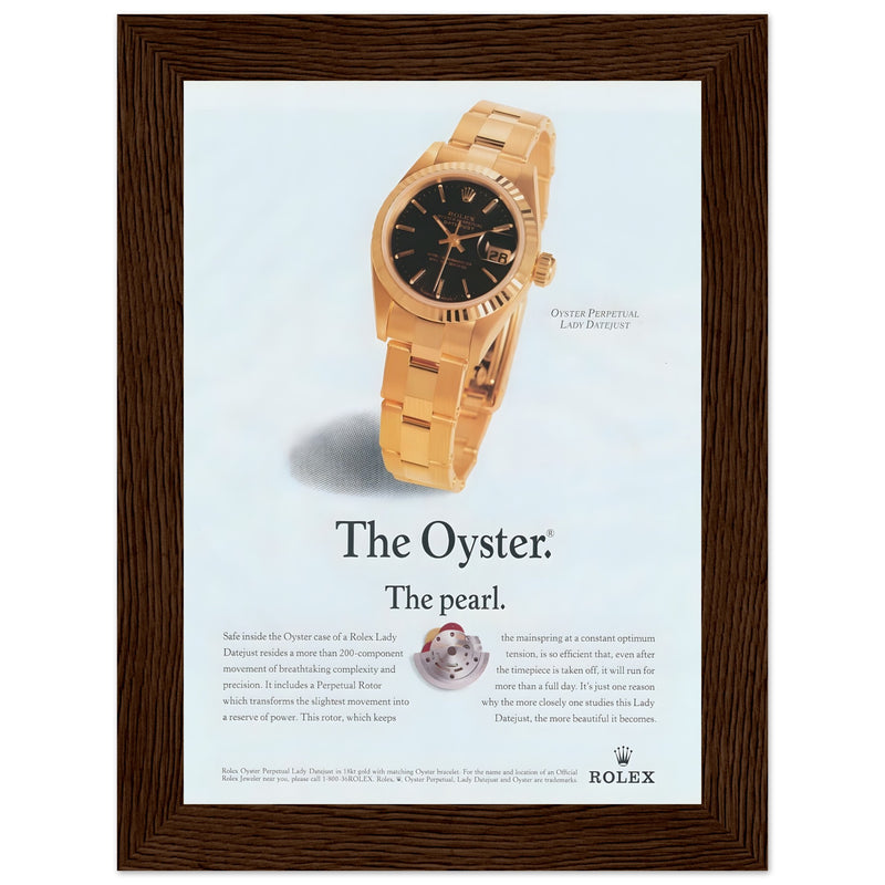 Rolex The Oyster Vintage Poster Ad