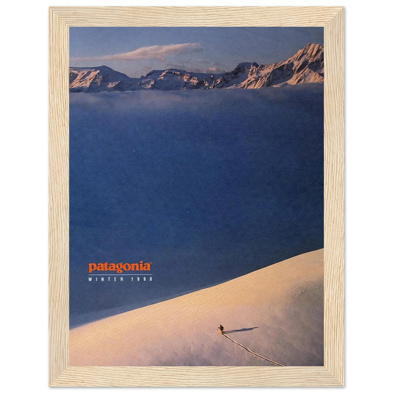 Patagonia Vintage Poster Ad - Winter 1990