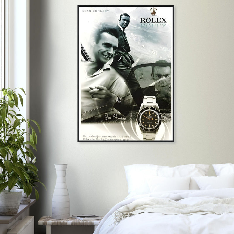 Rolex Sean Connery Vintage Rolex Poster Ad