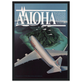 American Airlines AALOHA 1981 Vintage Poster Ad