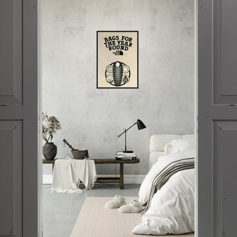 The North Face Sleeping Bags Vintage Poster