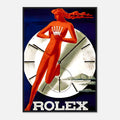 Rolex Clock Vintage Poster Ad