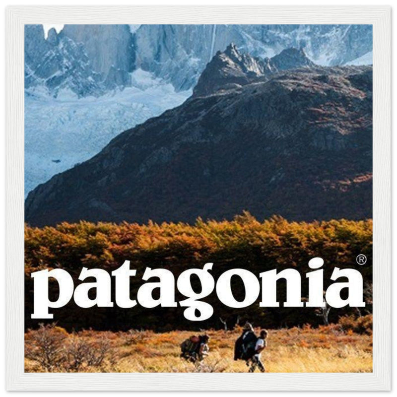 Patagonia Hikers Vintage Poster Ad