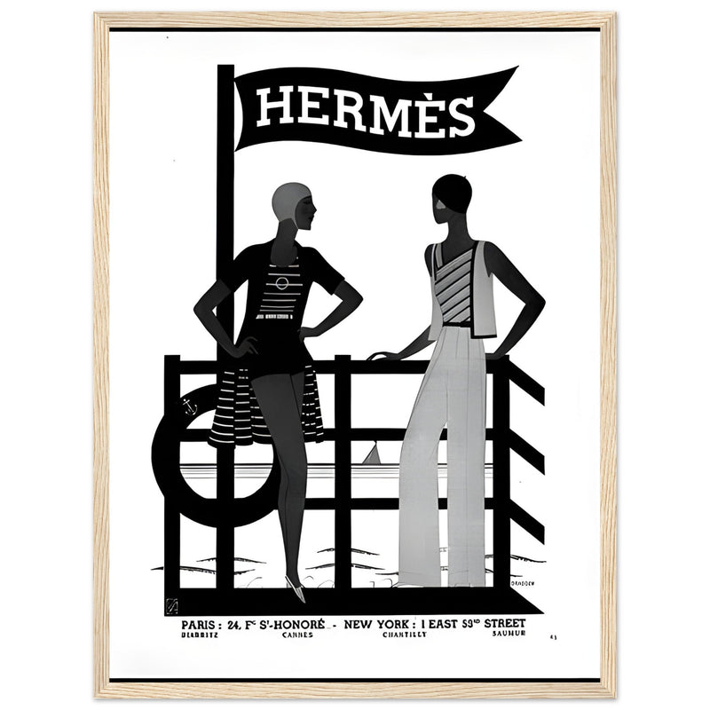 Hermes Flag Vintage Poster Ad