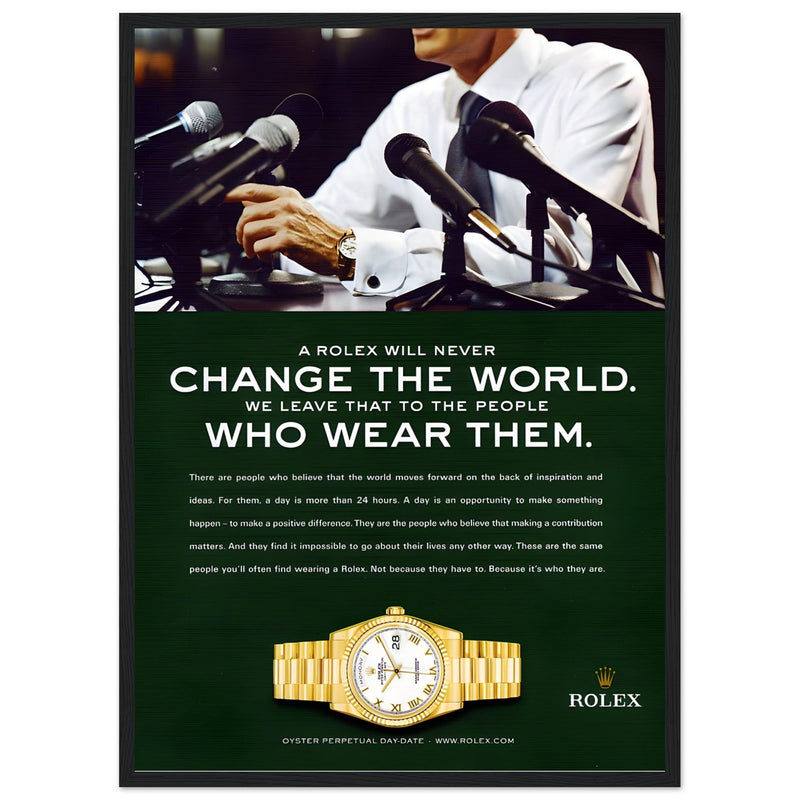 Rolex Day-Date Vintage Poster Ad