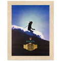 Rolex Skiing Vintage Poster Ad