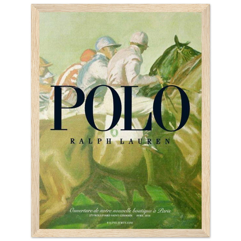Polo Ralph Lauren Paris Vintage Poster Ad