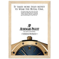 Audemars Piguet Master Watchmaker Vintage Poster Ad