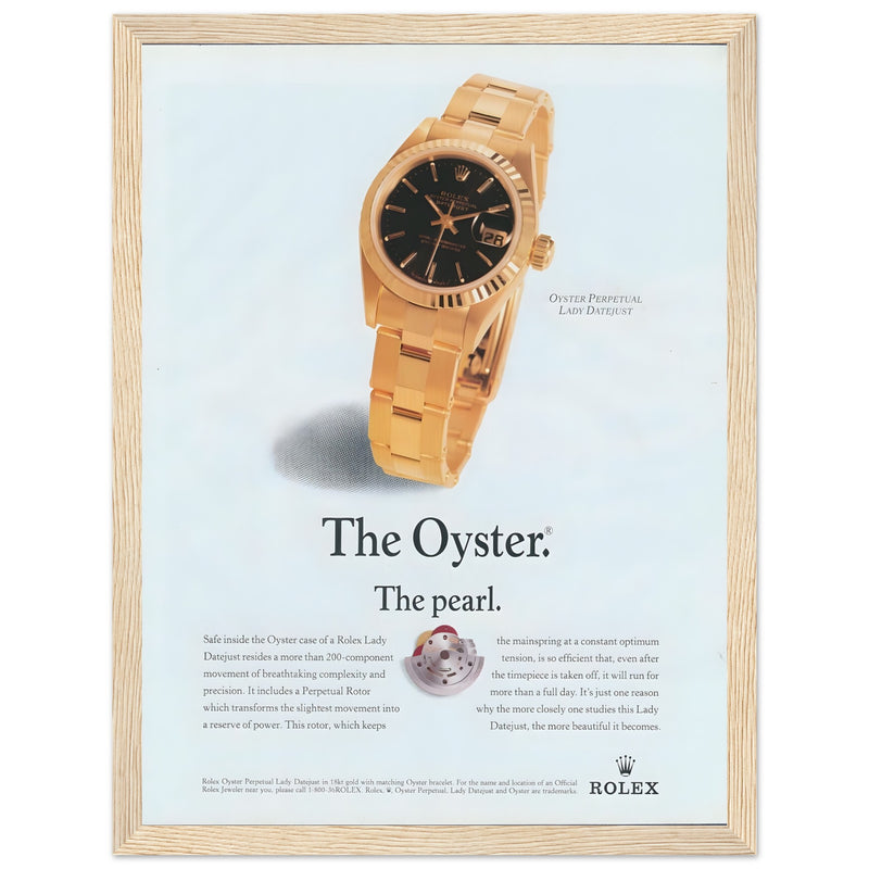 Rolex The Oyster Vintage Poster Ad