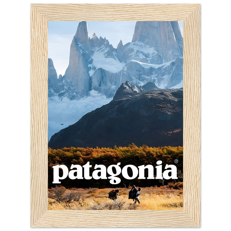 Patagonia Hikers Vintage Poster Ad