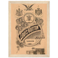 Louis Vuitton London Paris Vintage Poster Ad